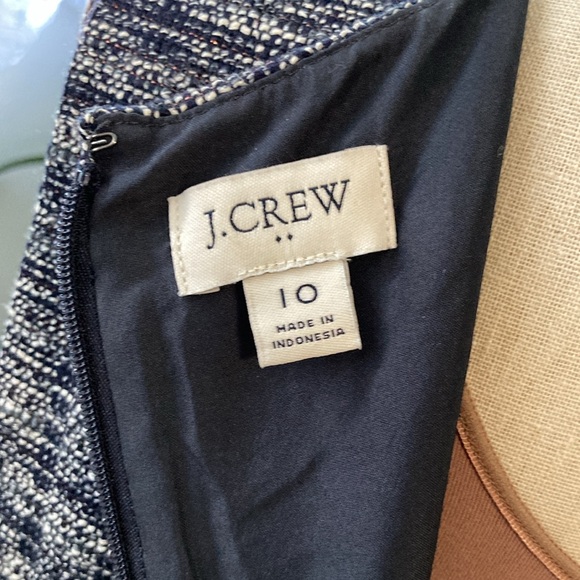 J. Crew sleeveless dress. Fringe across bust area, shoulders, and bottom hem. - Picture 5 of 6